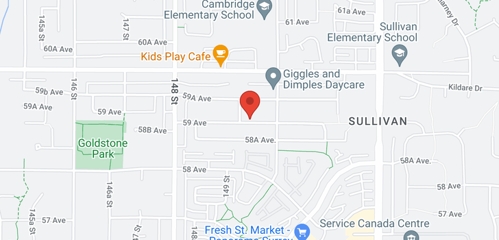 map of 14953 59 AVENUE